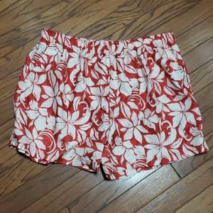 OP Tropical pattern swimsuit trunks